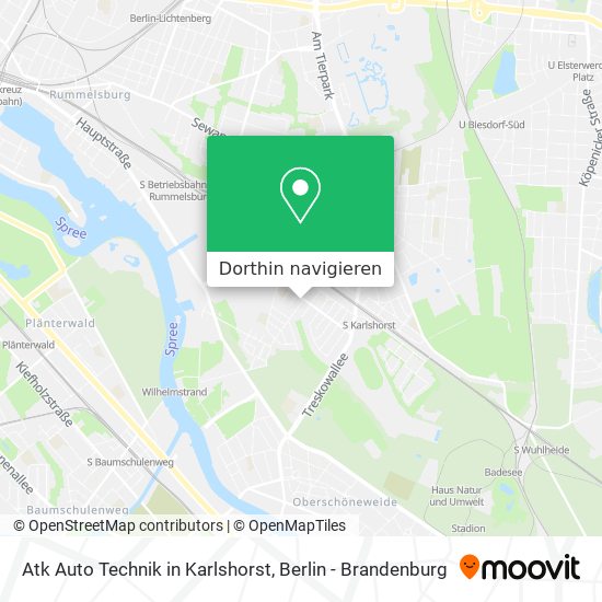 Atk Auto Technik in Karlshorst Karte