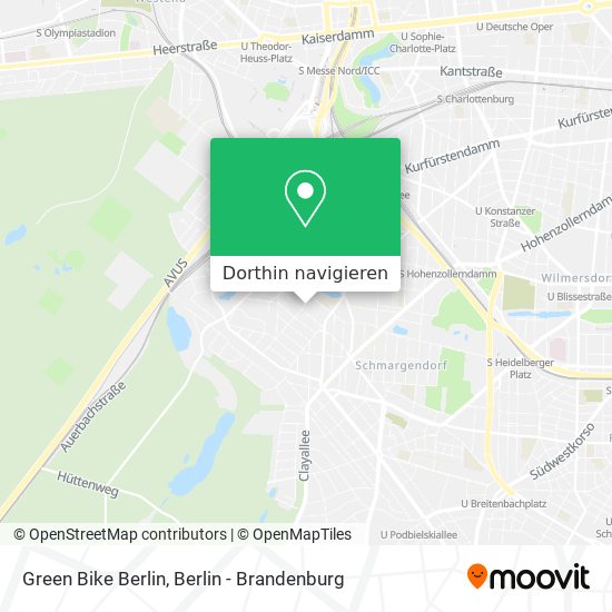 Green Bike Berlin Karte