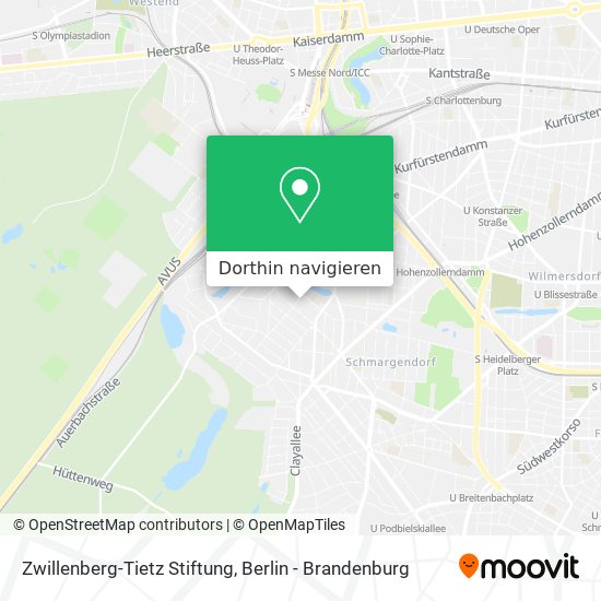 Zwillenberg-Tietz Stiftung Karte