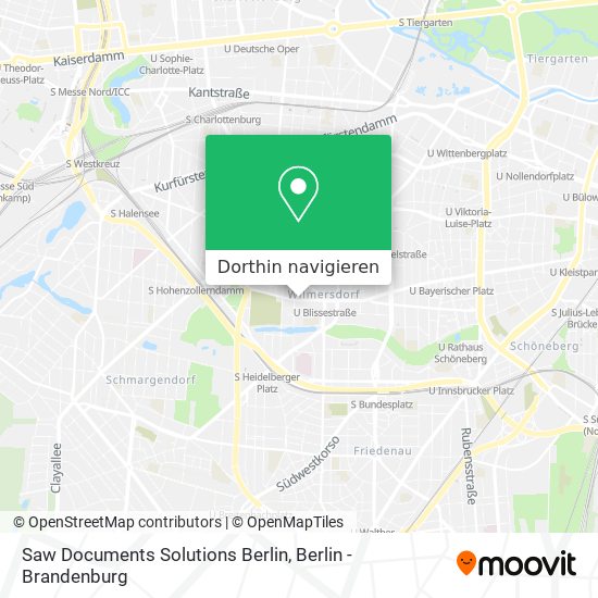 Saw Documents Solutions Berlin Karte