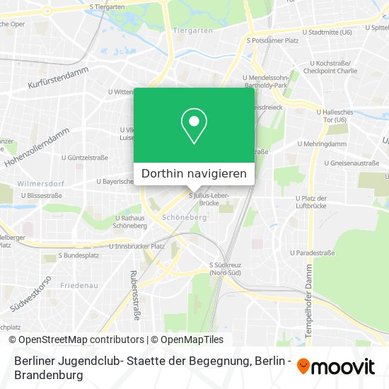 Berliner Jugendclub- Staette der Begegnung Karte