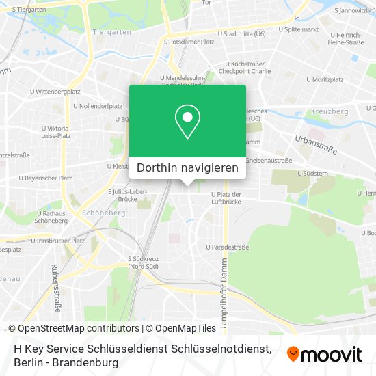 H Key Service Schlüsseldienst Schlüsselnotdienst Karte