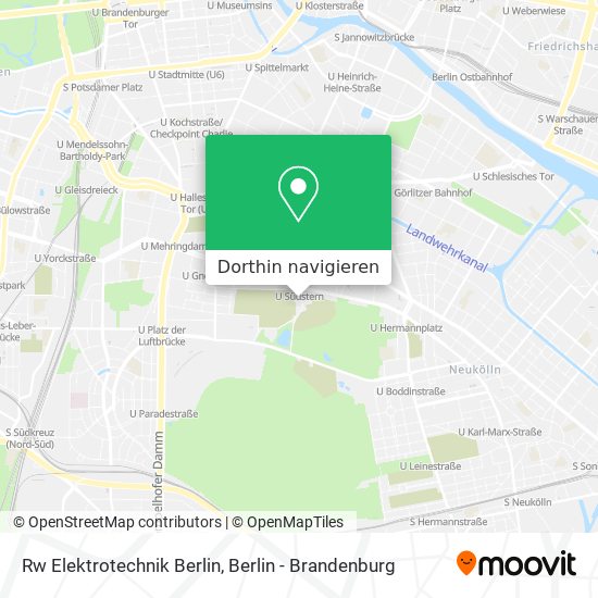 Rw Elektrotechnik Berlin Karte
