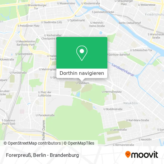 Forerpreuß Karte