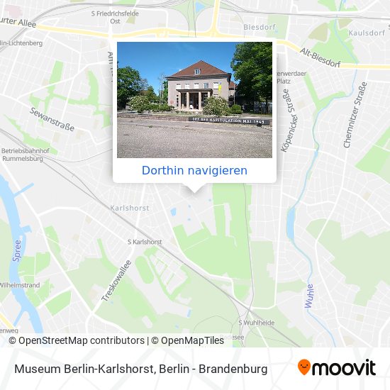 Museum Berlin-Karlshorst Karte