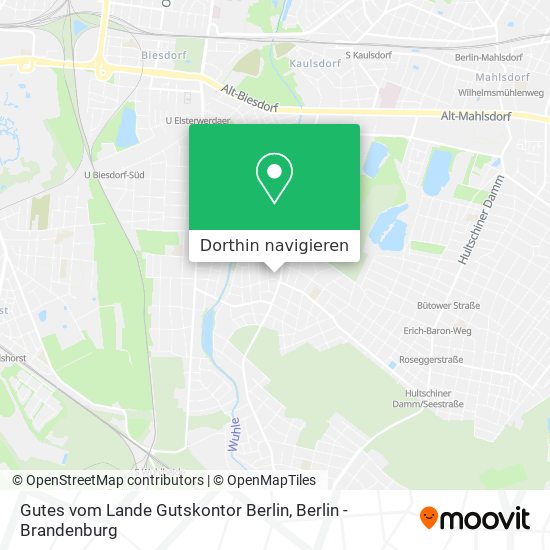 Gutes vom Lande Gutskontor Berlin Karte