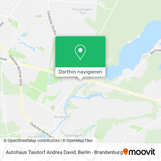 Autohaus Tasdorf Andrea David Karte
