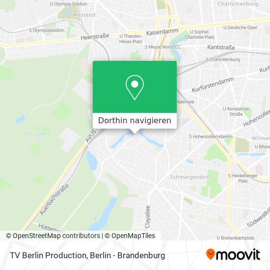 TV Berlin Production Karte