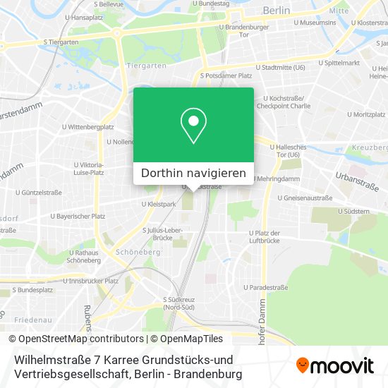 Wilhelmstraße 7 Karree Grundstücks-und Vertriebsgesellschaft Karte