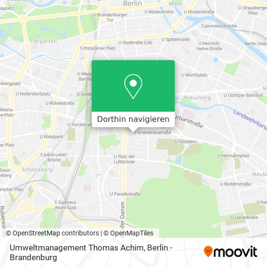 Umweltmanagement Thomas Achim Karte