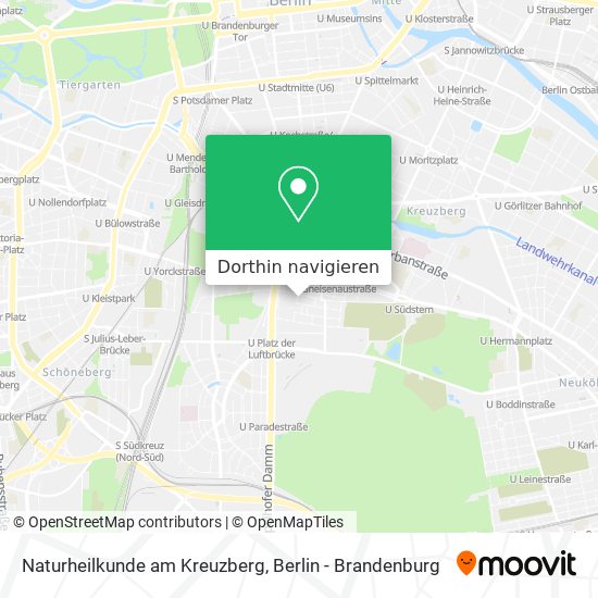 Naturheilkunde am Kreuzberg Karte