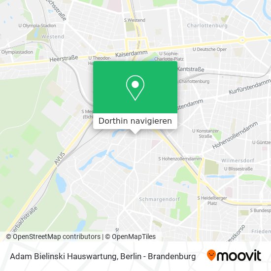 Adam Bielinski Hauswartung Karte