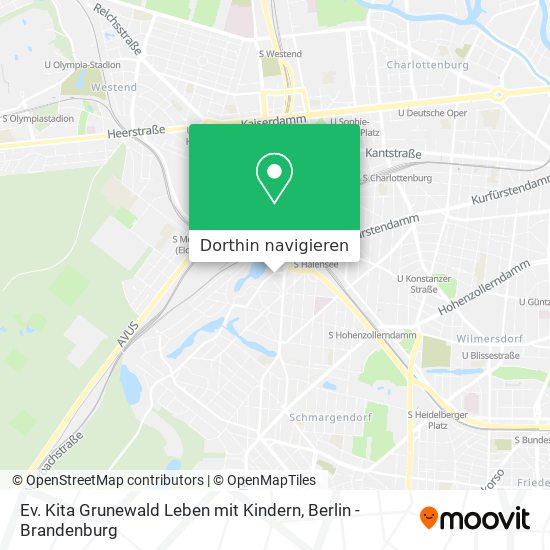 Ev. Kita Grunewald Leben mit Kindern Karte