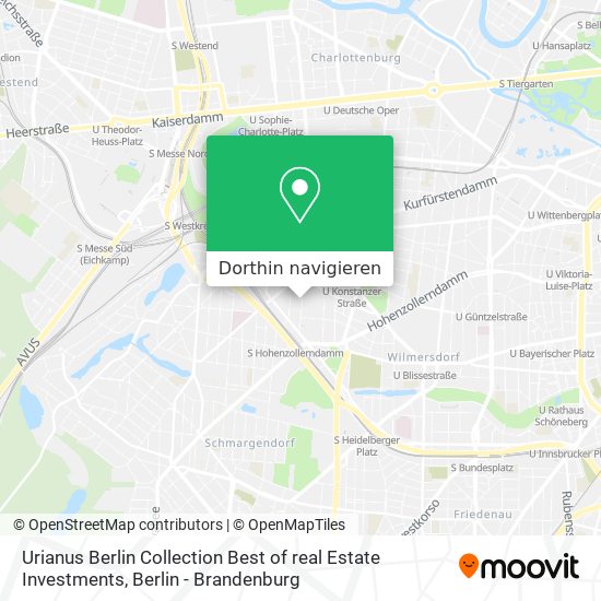 Urianus Berlin Collection Best of real Estate Investments Karte