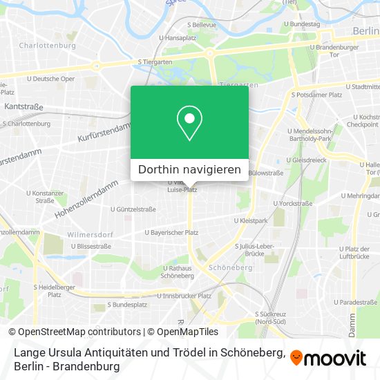 Lange Ursula Antiquitäten und Trödel in Schöneberg Karte