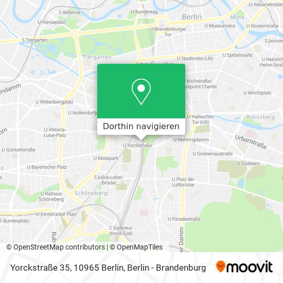 Yorckstraße 35, 10965 Berlin Karte