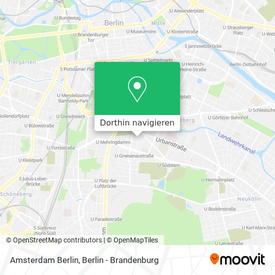 Amsterdam Berlin Karte