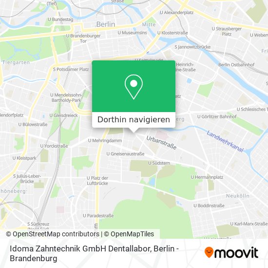 Idoma Zahntechnik GmbH Dentallabor Karte