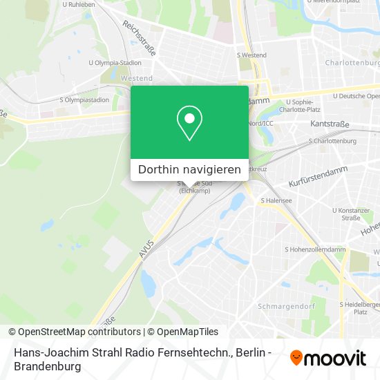 Hans-Joachim Strahl Radio Fernsehtechn. Karte