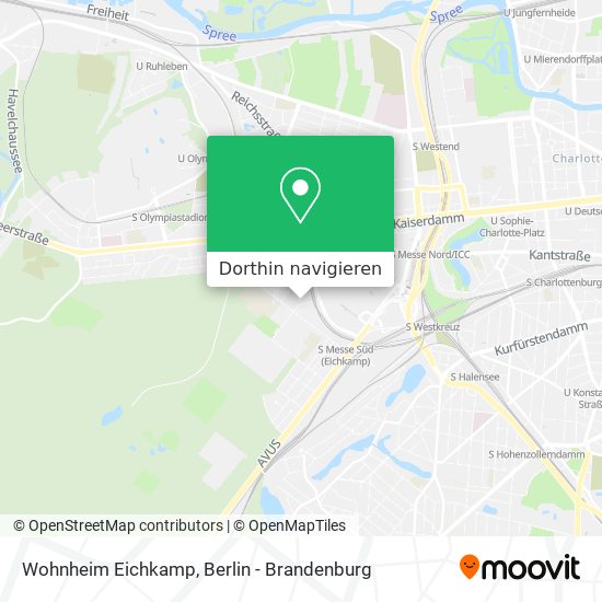Wohnheim Eichkamp Karte