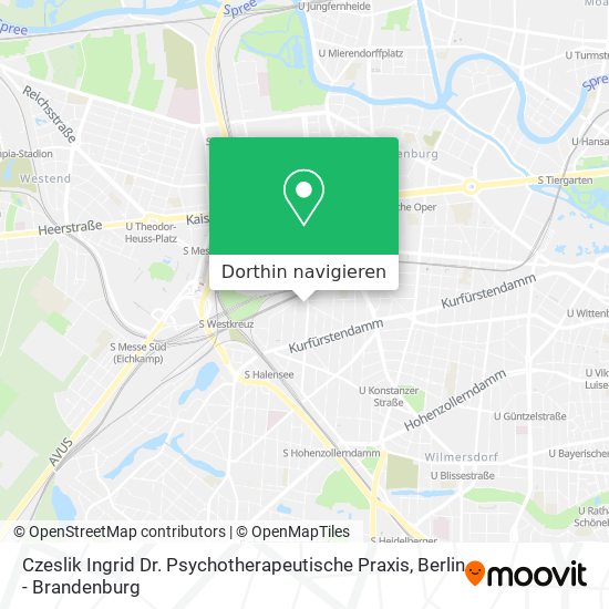 Czeslik Ingrid Dr. Psychotherapeutische Praxis Karte