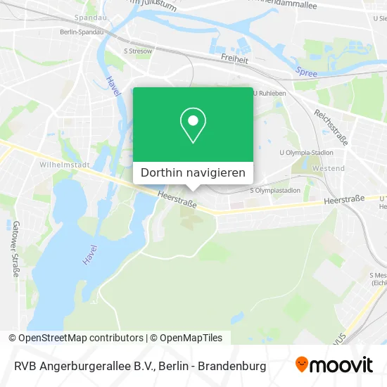 RVB Angerburgerallee B.V. Karte