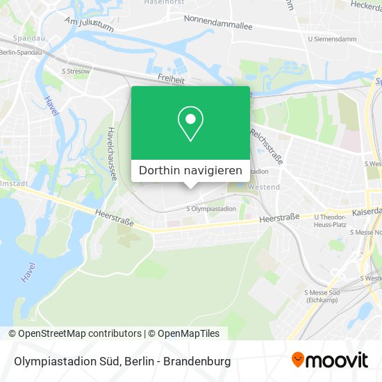 Olympiastadion Süd Karte