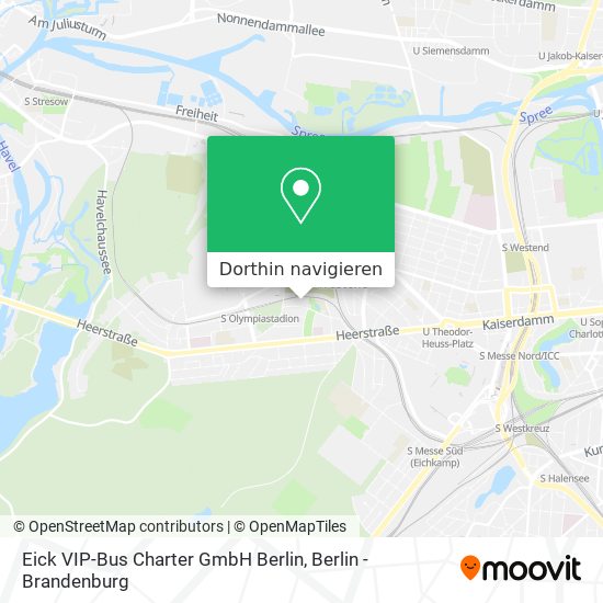 Eick VIP-Bus Charter GmbH Berlin Karte