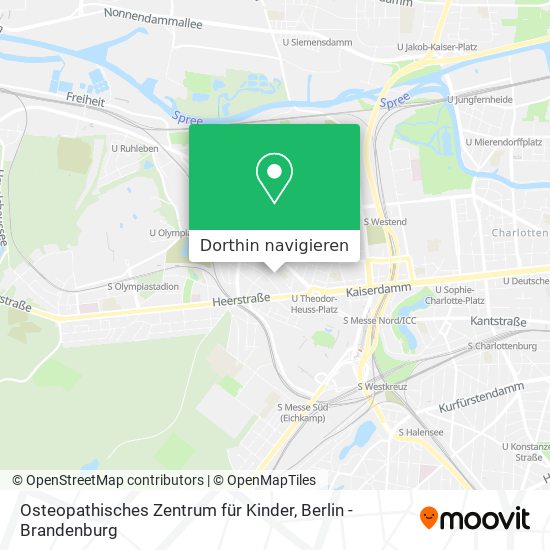 Osteopathisches Zentrum für Kinder Karte