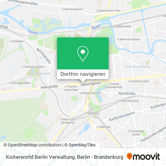 Kickerworld Berlin Verwaltung Karte