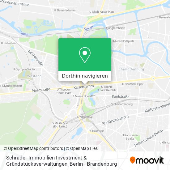 Schrader Immobilien Investment & Gründstücksverwaltungen Karte