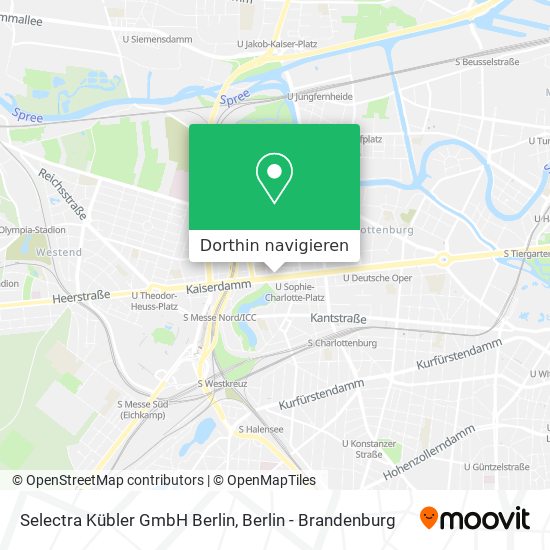 Selectra Kübler GmbH Berlin Karte