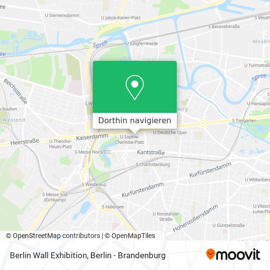 Berlin Wall Exhibition Karte