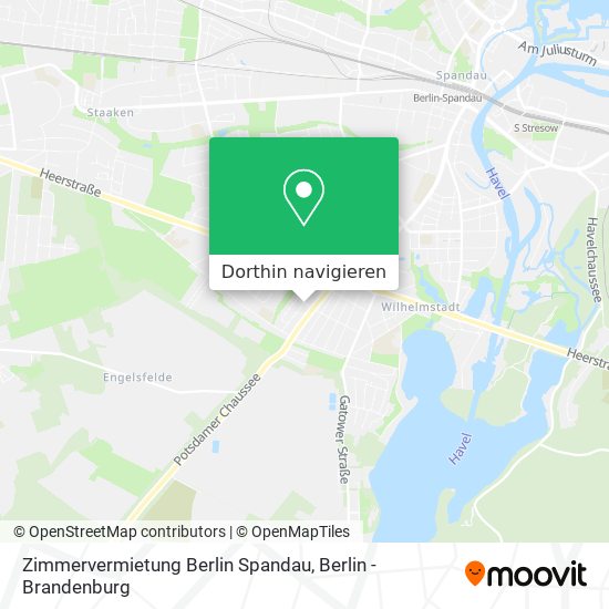 Zimmervermietung Berlin Spandau Karte