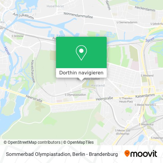 Sommerbad Olympiastadion Karte