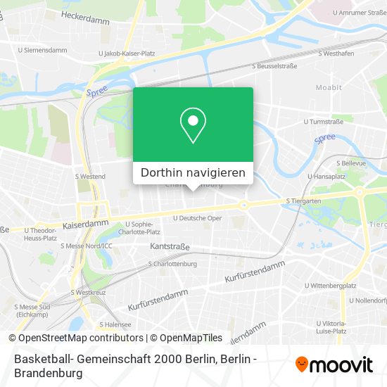 Basketball- Gemeinschaft 2000 Berlin Karte