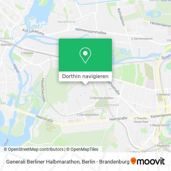 Generali Berliner Halbmarathon Karte