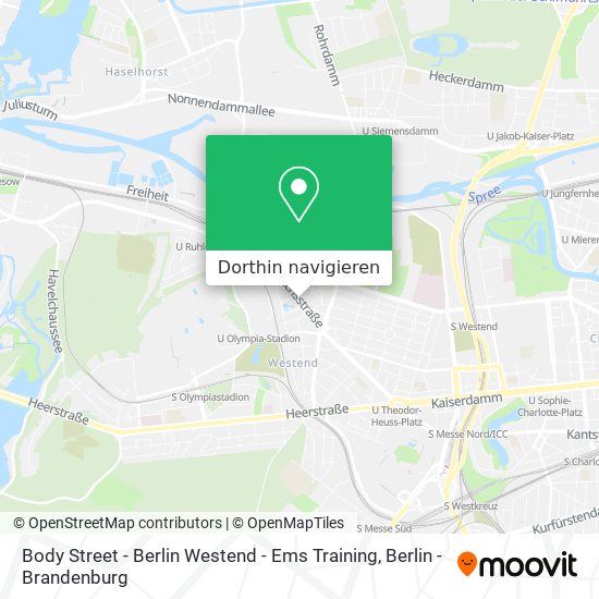 Body Street - Berlin Westend - Ems Training Karte