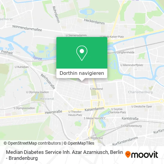 Median Diabetes Service Inh. Azar Azarniusch Karte