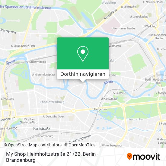 My Shop Helmholtzstraße 21/22 Karte