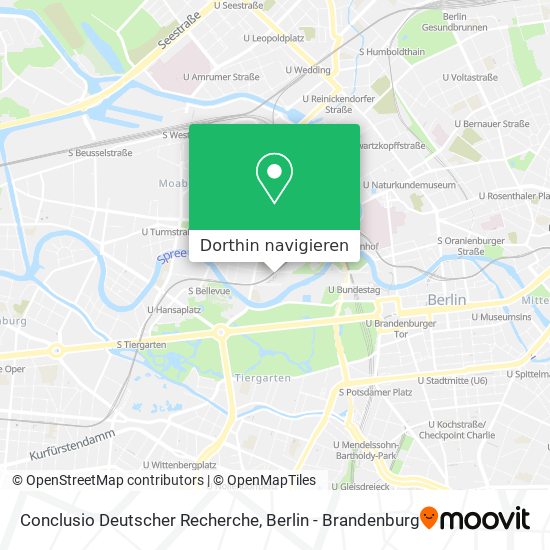 Conclusio Deutscher Recherche Karte