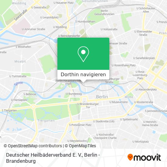 Deutscher Heilbäderverband E. V. Karte