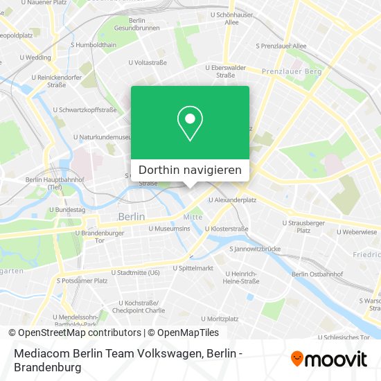 Mediacom Berlin Team Volkswagen Karte