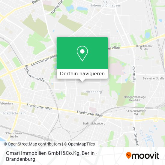 Omari Immobilien GmbH&Co.Kg Karte