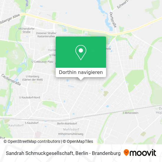 Sandrah Schmuckgesellschaft Karte