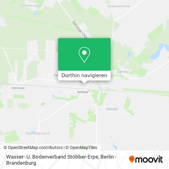 Wasser- U. Bodenverband Stöbber-Erpe Karte