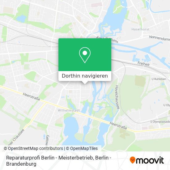 Reparaturprofi Berlin - Meisterbetrieb Karte