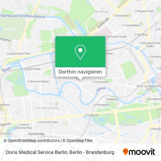 Doris Medical Service Berlin Karte