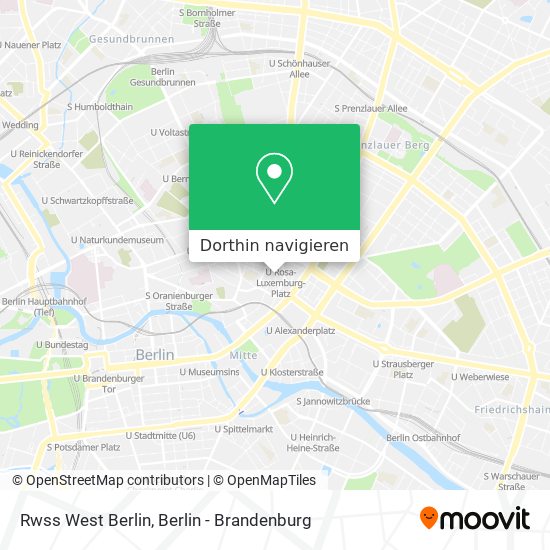 Rwss West Berlin Karte