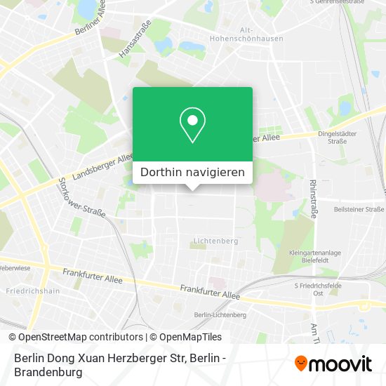 Berlin Dong Xuan Herzberger Str Karte